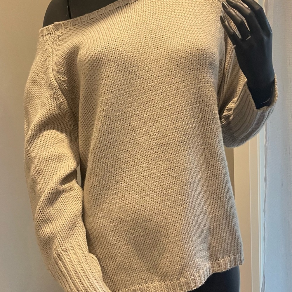 Cozy Off-Shoulder Knit Sweater